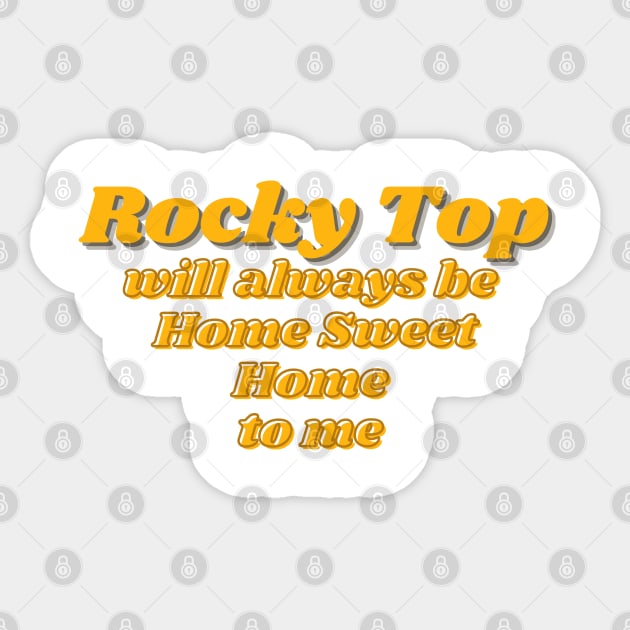Rocky Top Sticker by toylibrarian